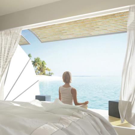 image hotel sur l'eau 