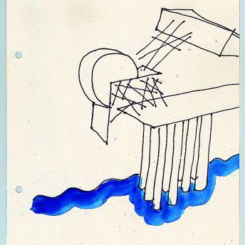 croquis maquette d'architecture